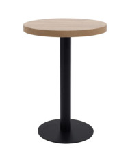 Table de bistro Marron clair 60 cm MDF | Mobilier & Déco