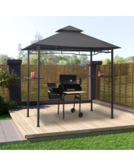 Belvédère de barbecue 240x150x255 cm Anthracite Acier | Mobilier & Déco
