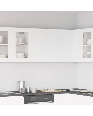 Armoire suspendue "Lyon" Blanc 60x31x60 cm Bois d'ingénierie | Mobilier & Déco