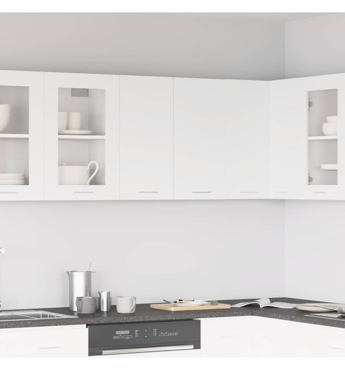 Armoire suspendue "Lyon" Blanc 60x31x60 cm Bois d'ingénierie | Mobilier & Déco