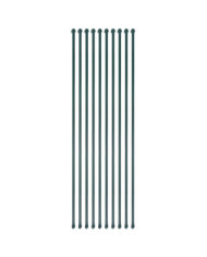 Poteau de jardin 10 pcs 1,5 m Métal Vert | Mobilier & Déco