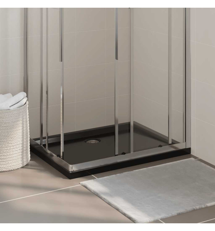 Receveur de douche rectangulaire ABS Noir 70x90 cm | Mobilier & Déco