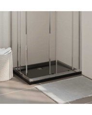 Receveur de douche rectangulaire ABS Noir 70x90 cm | Mobilier & Déco