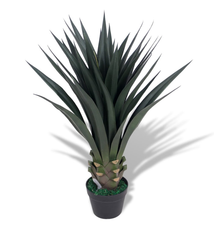 Plante artificielle avec pot Yucca 85 cm Vert | Mobilier & Déco
