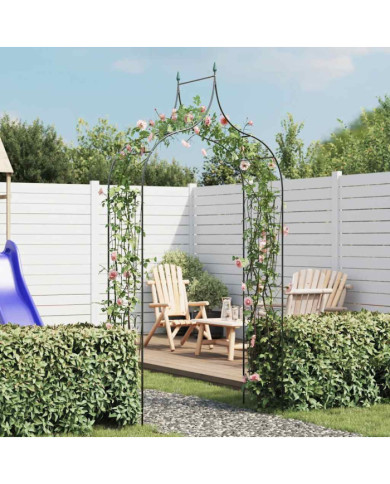 Arche de jardin Design de piquet plantes grimpantes Vert foncé | Mobilier & Déco
