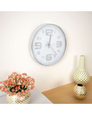Horloge murale 30 cm Argenté | Mobilier & Déco