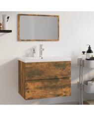 Meubles de salle de bain Chêne fumé Bois d'ingénierie | Mobilier & Déco