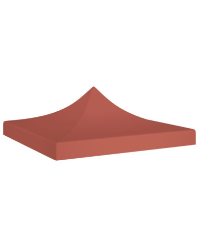 Toit de tente de réception 3x3 m Terre cuite 270 g/m² | Mobilier & Déco