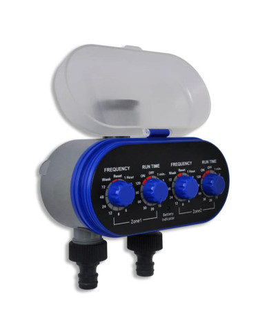 Minuterie d'arrosage automatique électronique de jardin Double sortie | Mobilier & Déco