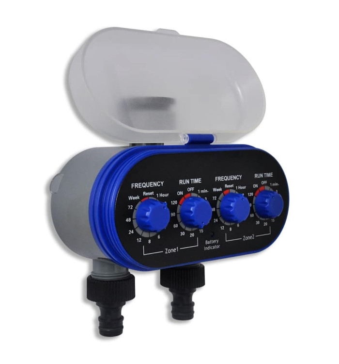 Minuterie d'arrosage automatique électronique de jardin Double sortie | Mobilier & Déco