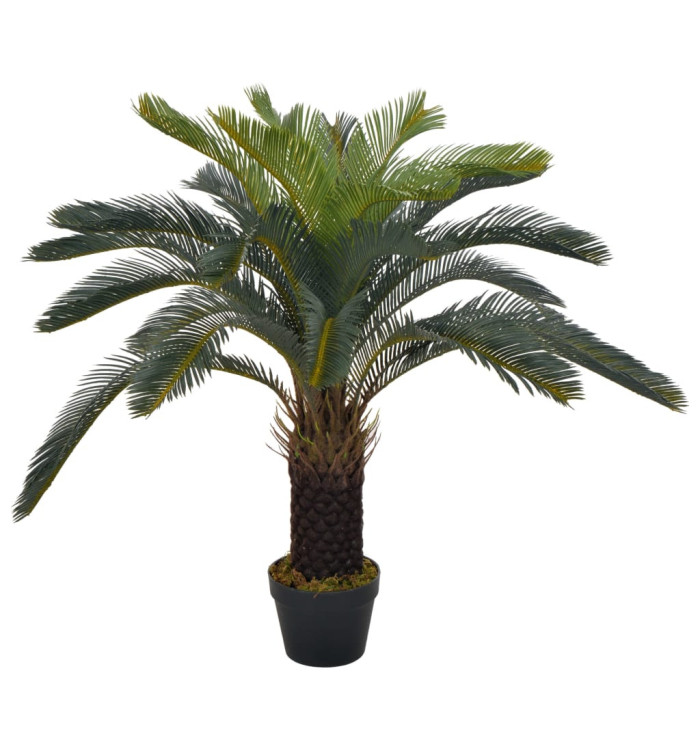 Plante artificielle avec pot Palmier Cycas Vert 90 cm | Mobilier & Déco