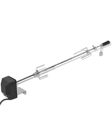Broche à rôtir avec moteur 1000 mm Acier | Mobilier & Déco