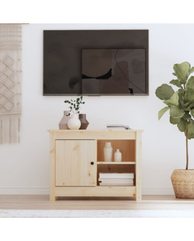 Meuble TV 70x36,5x52 cm Bois de pin massif | Mobilier & Déco