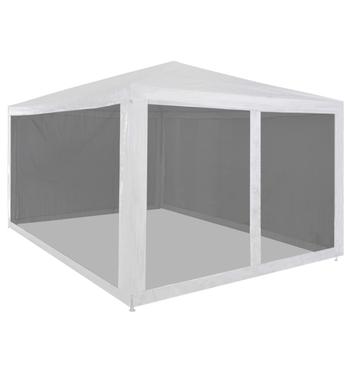 Tente de réception avec 4 parois en maille 4 x 3 m | Mobilier & Déco