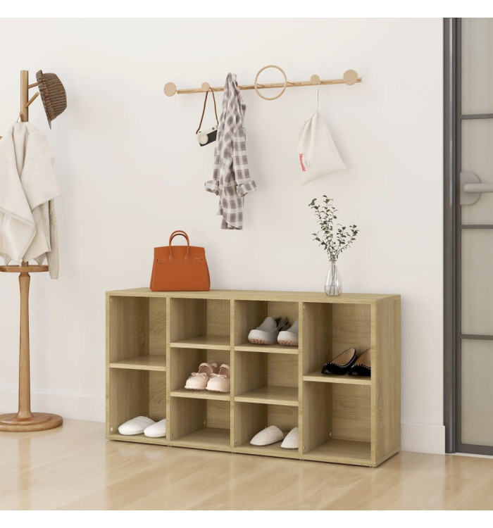 Banc à chaussures Chêne sonoma 103x30x54,5 cm Bois d’ingénierie | Mobilier & Déco