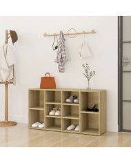 Banc à chaussures Chêne sonoma 103x30x54,5 cm Bois d’ingénierie | Mobilier & Déco