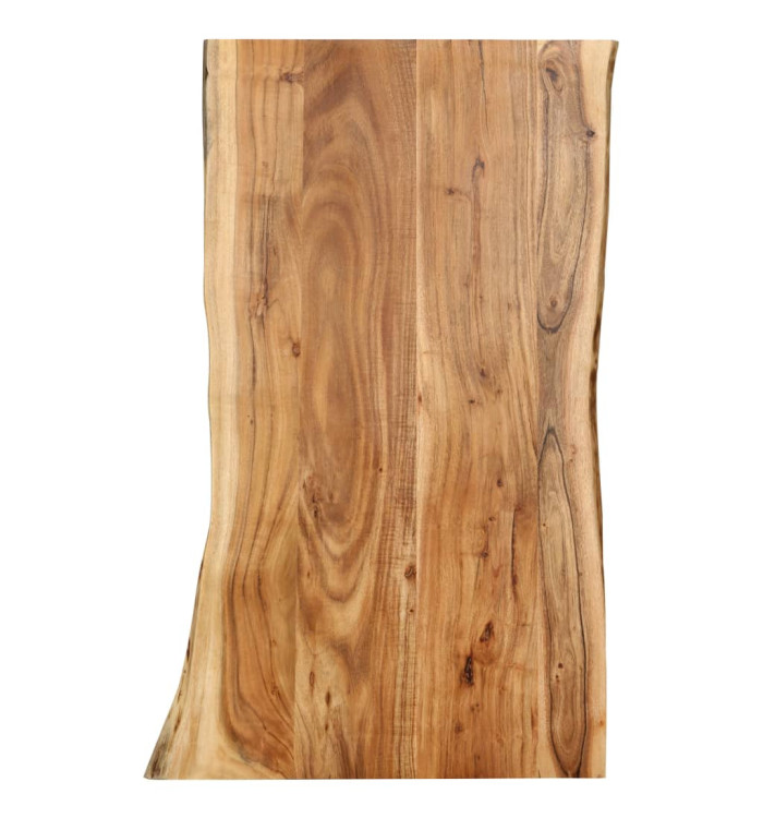Dessus de table Bois d'acacia massif 100x(50-60)x2,5 cm | Mobilier & Déco