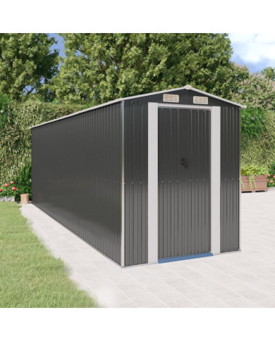 Abri de jardin Anthracite 192x606x223 cm Acier galvanisé | Mobilier & Déco