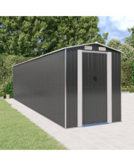 Abri de jardin Anthracite 192x772x223 cm Acier galvanisé | Mobilier & Déco