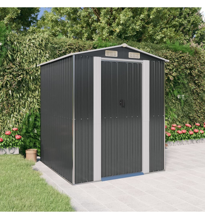 Abri de jardin Anthracite 192x191x223 cm Acier galvanisé | Mobilier & Déco