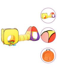 Tente de jeu pour enfants 250 balles Multicolore 255x80x100 cm | Mobilier & Déco