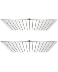 Pomme de douche plongeante 2 pcs Acier inoxydable 40x40 cm | Mobilier & Déco