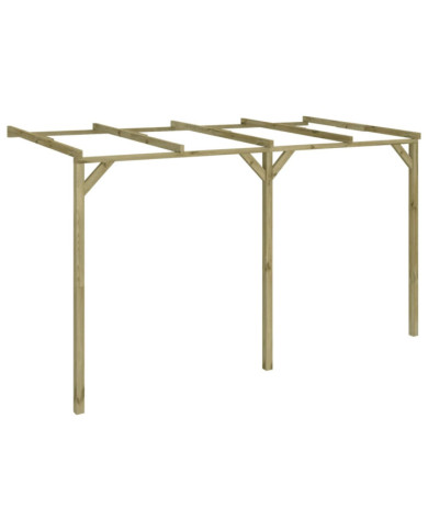 Pergola à appentis 2 x 4 x 2,2 m Bois | Mobilier & Déco