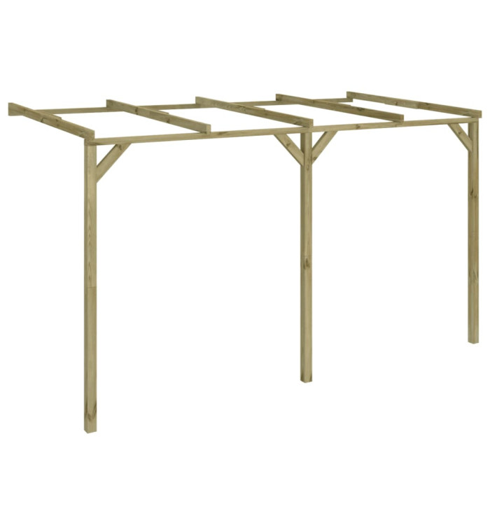 Pergola à appentis 2 x 4 x 2,2 m Bois | Mobilier & Déco