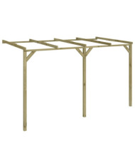 Pergola à appentis 2 x 4 x 2,2 m Bois | Mobilier & Déco