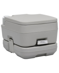 Toilette portable de camping Gris 10+10 L | Mobilier & Déco