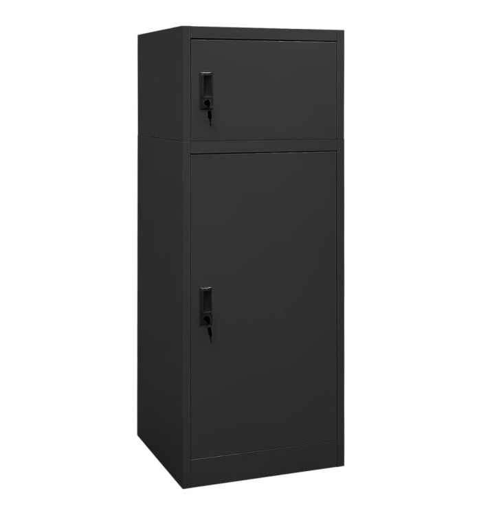 Armoire à selles Anthracite 53x53x140 cm Acier | Mobilier & Déco