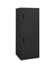 Armoire à selles Anthracite 53x53x140 cm Acier | Mobilier & Déco