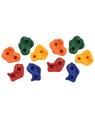 Pierres d'escalade 10 pcs Multicolore PE | Mobilier & Déco