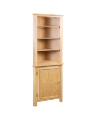 Armoire d'angle 59x36x180 cm Bois de chêne massif | Mobilier & Déco