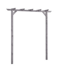 Pergola de jardin Gris 200x40x205 cm Bois de pin imprégné | Mobilier & Déco
