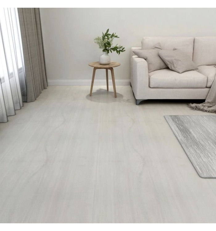 Dalles de plancher autoadhésives 20 pcs PVC 1,86 m² crème | Mobilier & Déco
