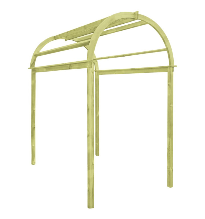 Arche à treillis 125x150x235 cm Bois de pin imprégné | Mobilier & Déco