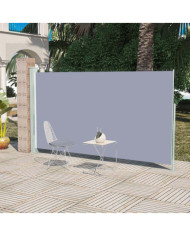 Auvent latéral rétractable de patio 160x300 cm Gris | Mobilier & Déco