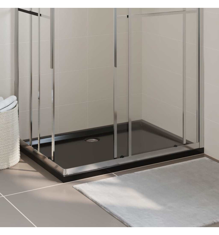 Receveur de douche rectangulaire ABS Noir 80x110 cm | Mobilier & Déco