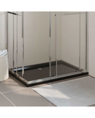 Receveur de douche rectangulaire ABS Noir 80x110 cm | Mobilier & Déco