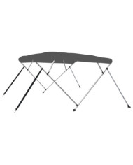Auvent bimini à 4 arceaux Anthracite 243x196x137 cm | Mobilier & Déco