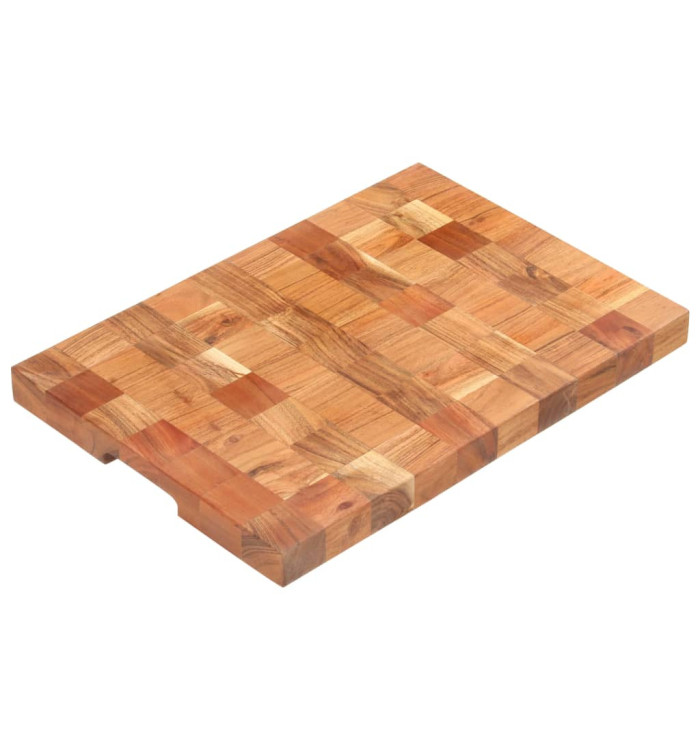 Planche à découper 50x34x3,8 cm Bois d'acacia massif | Mobilier & Déco