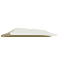Toit de tente de réception 3 x 6 m Crème | Mobilier & Déco