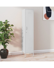 Armoire à casiers Blanc 35x46x180 cm Acier | Mobilier & Déco