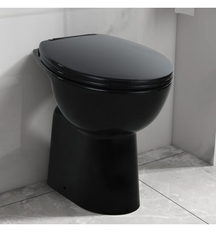 Toilette sans bord fermeture douce 7 cm Hauteur d'élévation | Mobilier & Déco