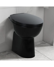 Toilette sans bord fermeture douce 7 cm Hauteur d'élévation | Mobilier & Déco