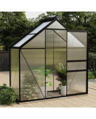 Serre Anthracite Aluminium 1,33 m² | Mobilier & Déco