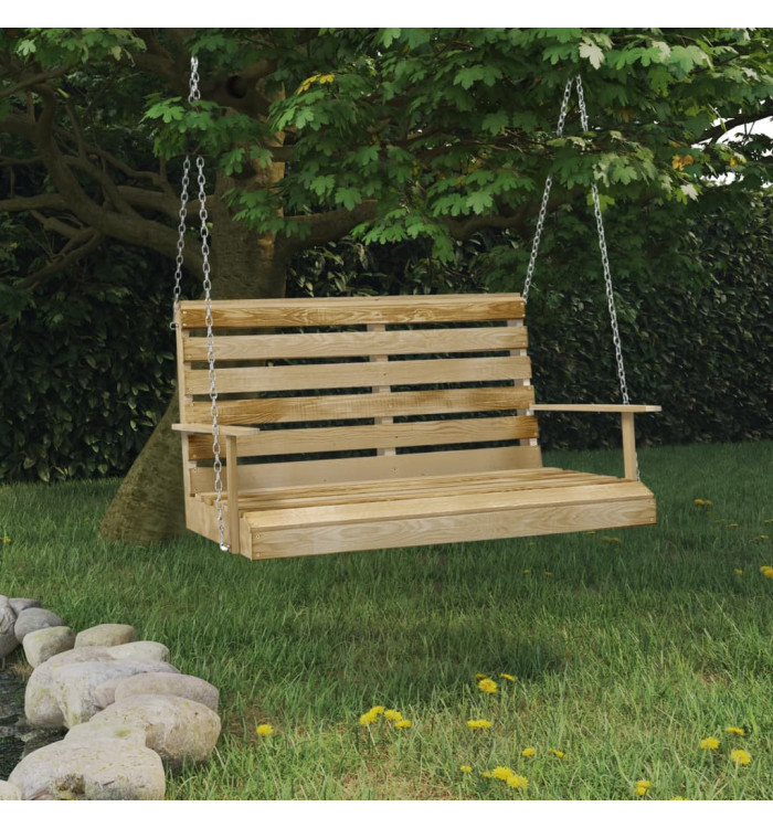 Balancelle 110 cm Bois de pin imprégné | Mobilier & Déco