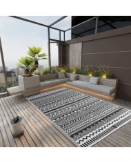 Tapis d'extérieur ARAKIL Noir 190x290 cm PP | Mobilier & Déco