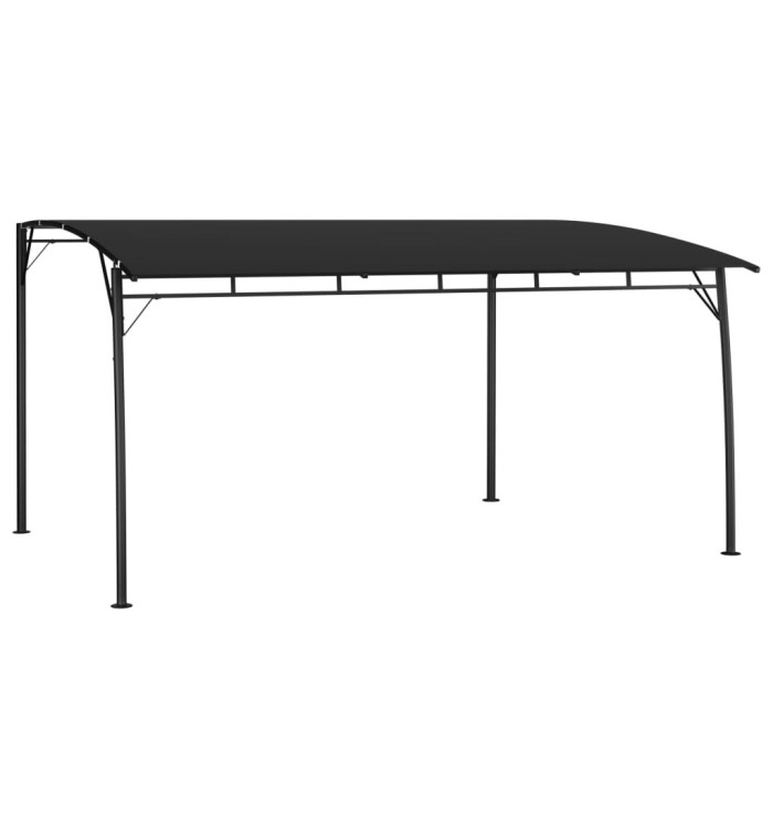 Auvent pare-soleil de jardin 4x3x2,55 m Anthracite | Mobilier & Déco